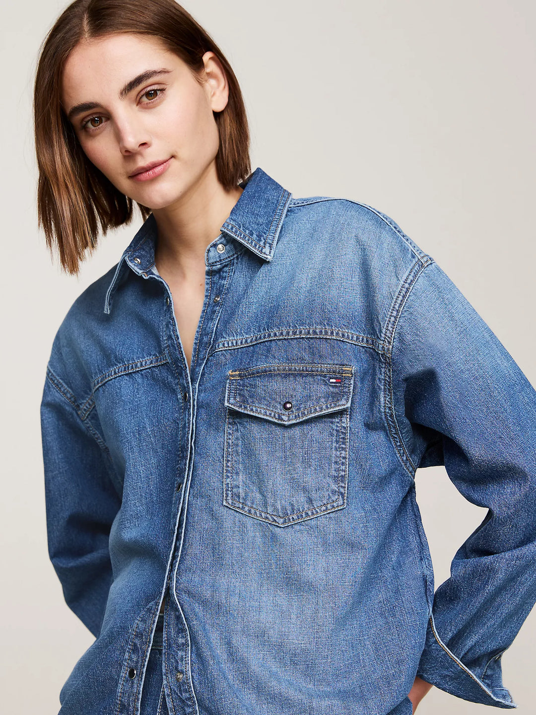 Tommy Hilfiger Relaxed Fit Denim Shirt