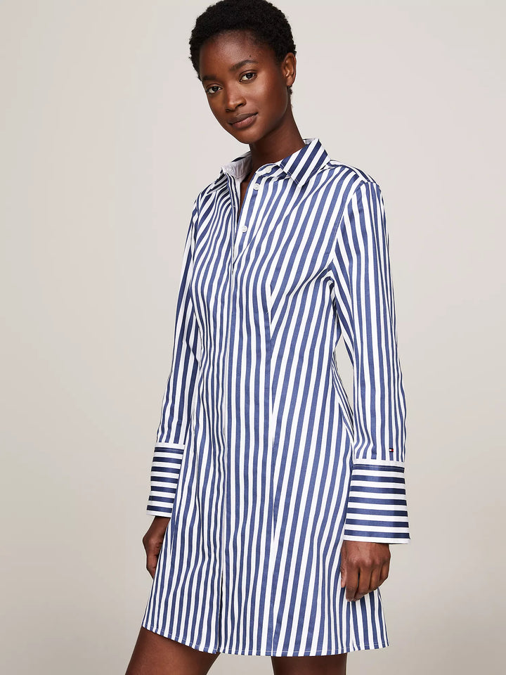 Tommy Hilfiger Banker Stripe Mini Shirtdress