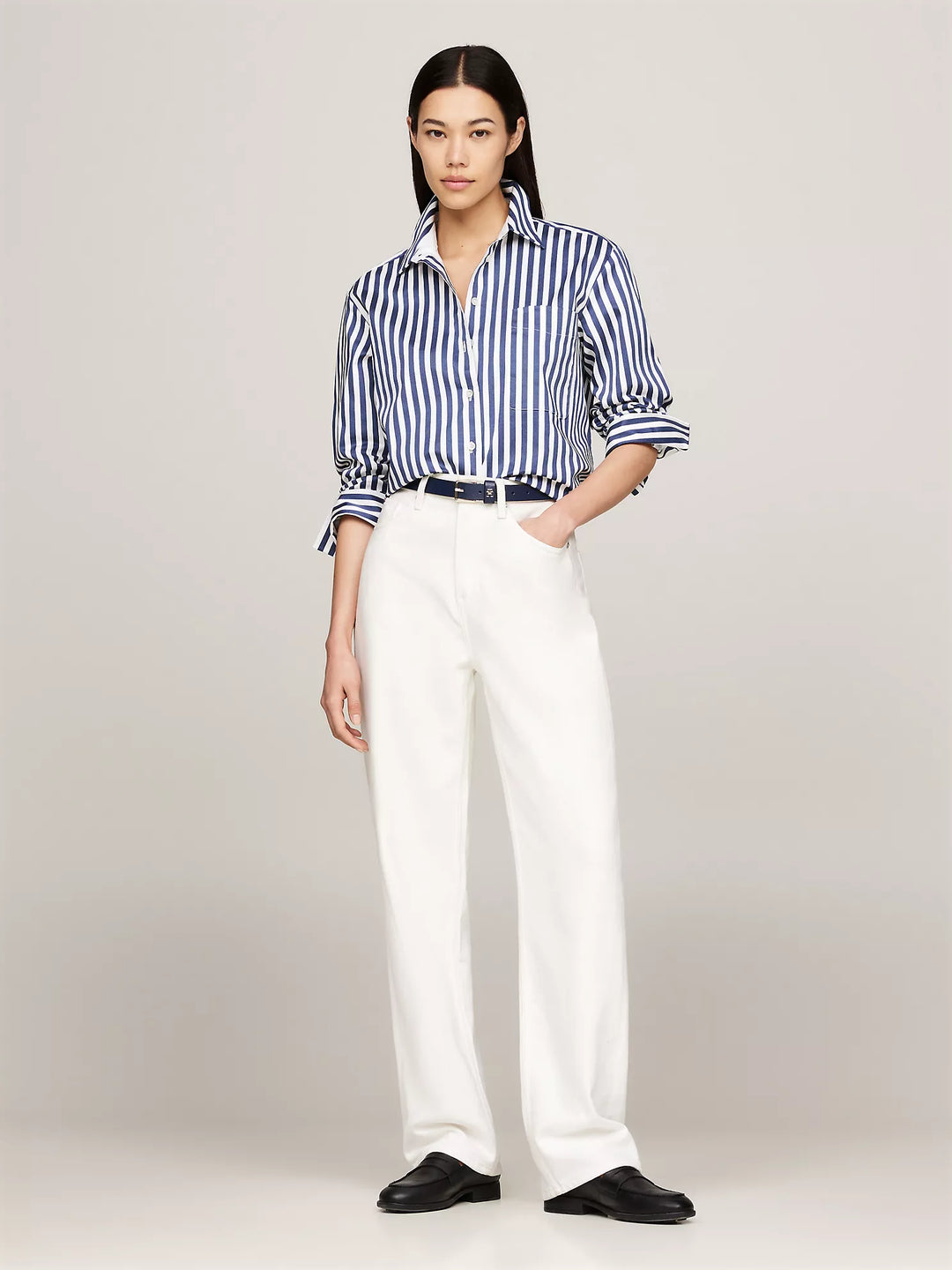 Tommy Hilfiger High-Rise Relaxed Straight-Fit Jean