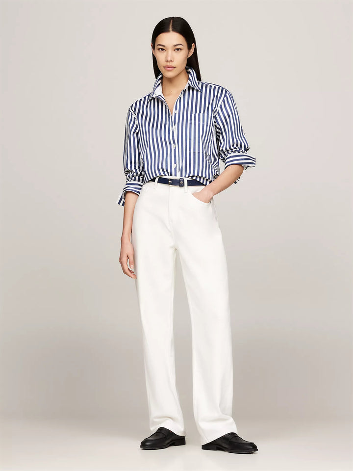 Tommy Hilfiger High-Rise Relaxed Straight-Fit Jean