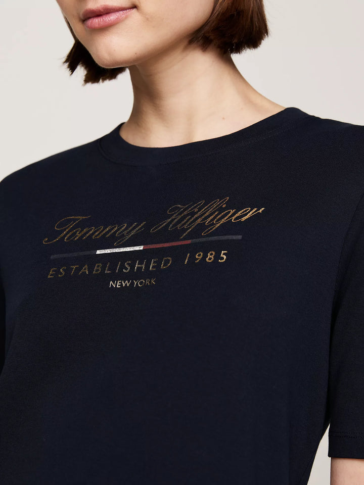 Tommy Hilfiger Script Logo T-Shirt Dress