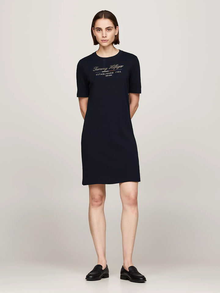 Tommy Hilfiger Script Logo T-Shirt Dress