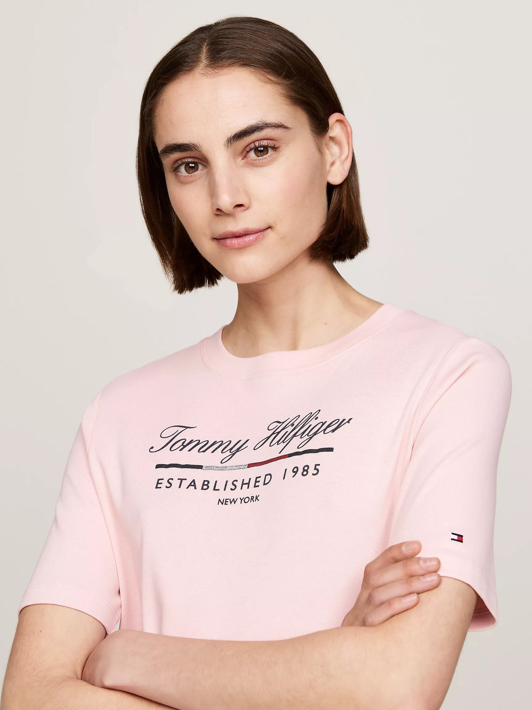 Tommy Hilfiger Script Logo T-Shirt Dress