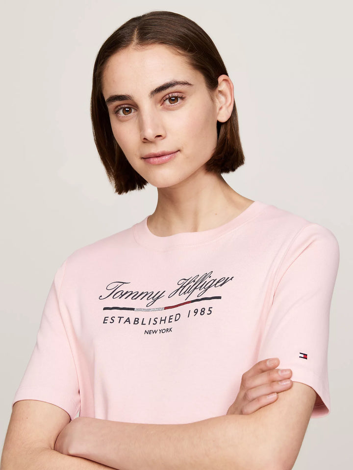 Tommy Hilfiger Script Logo T-Shirt Dress