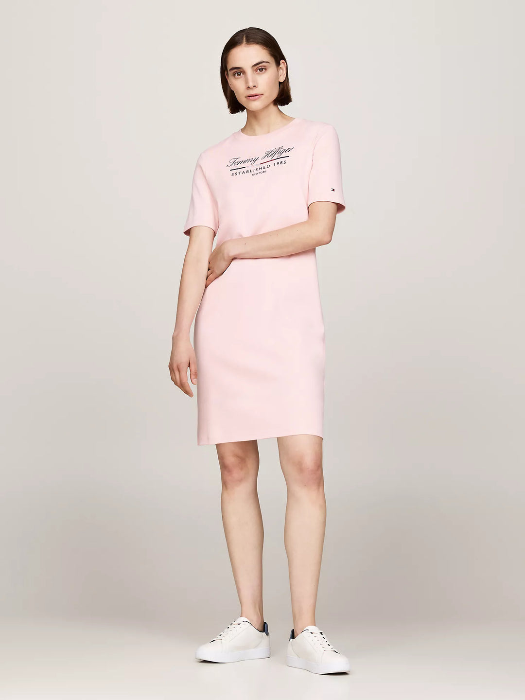 Tommy Hilfiger Script Logo T-Shirt Dress