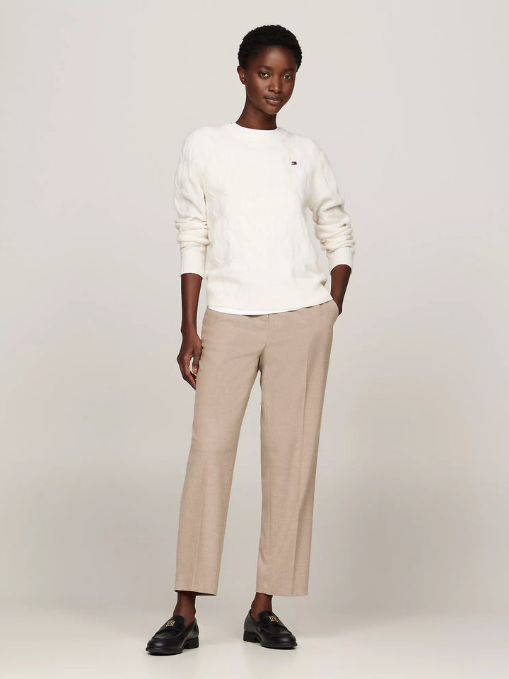 Tommy Hilfiger Wool Cable Knit Sweater
