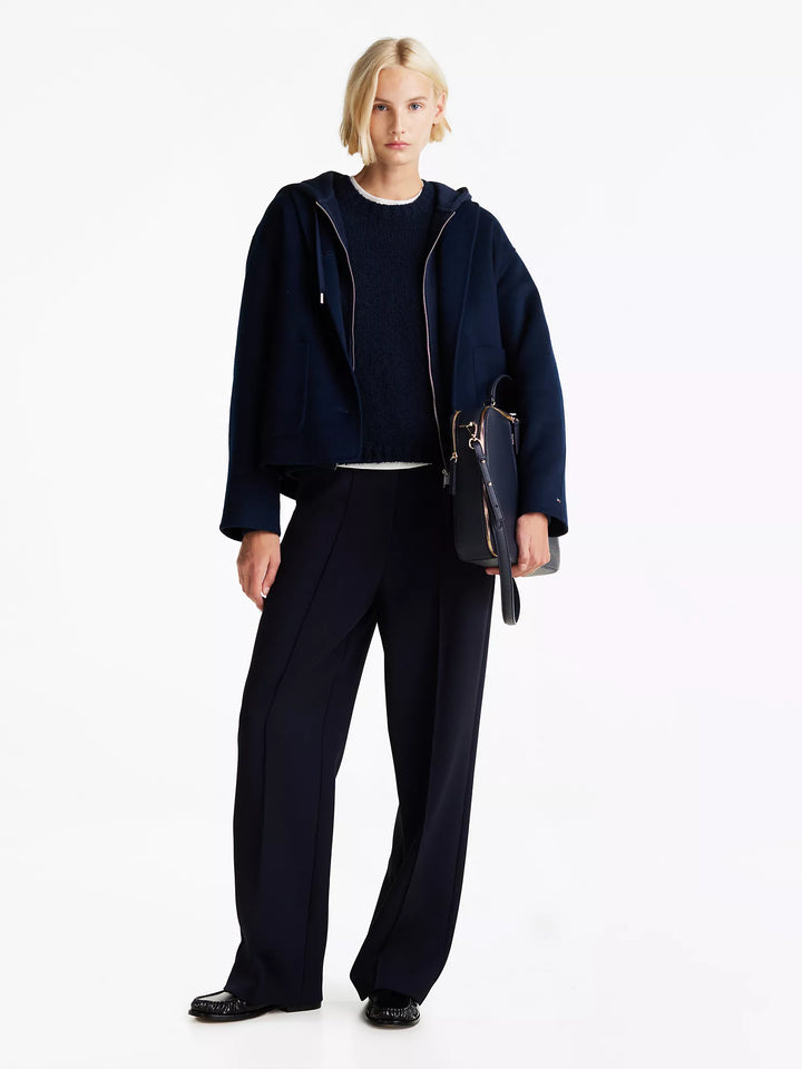 Tommy Hilfiger Double-Knit Relaxed Straight-Leg Pant
