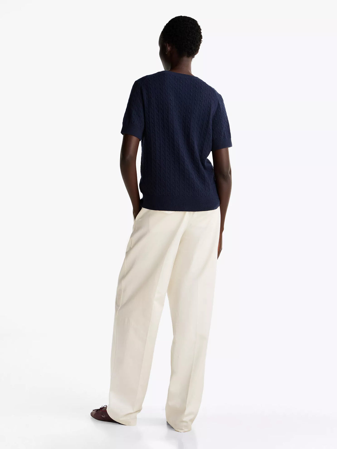 Tommy Hilfiger Mini Cable Knit Wool-Blend Cardigan