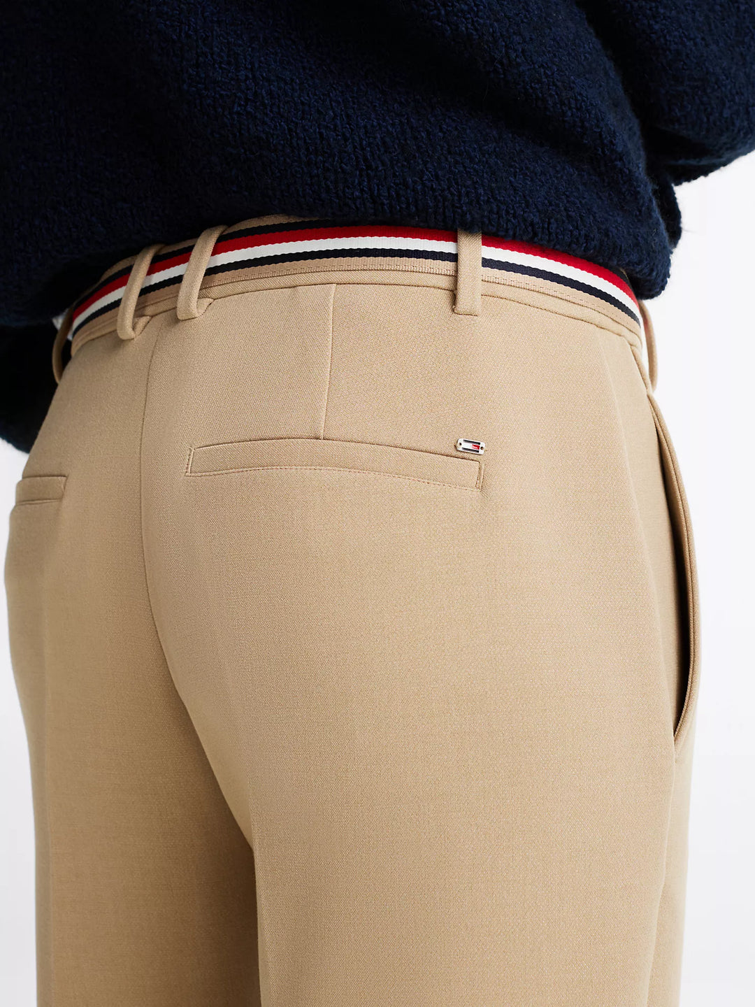 Tommy Hilfiger Double-Knit Slim Straight-Leg Pant