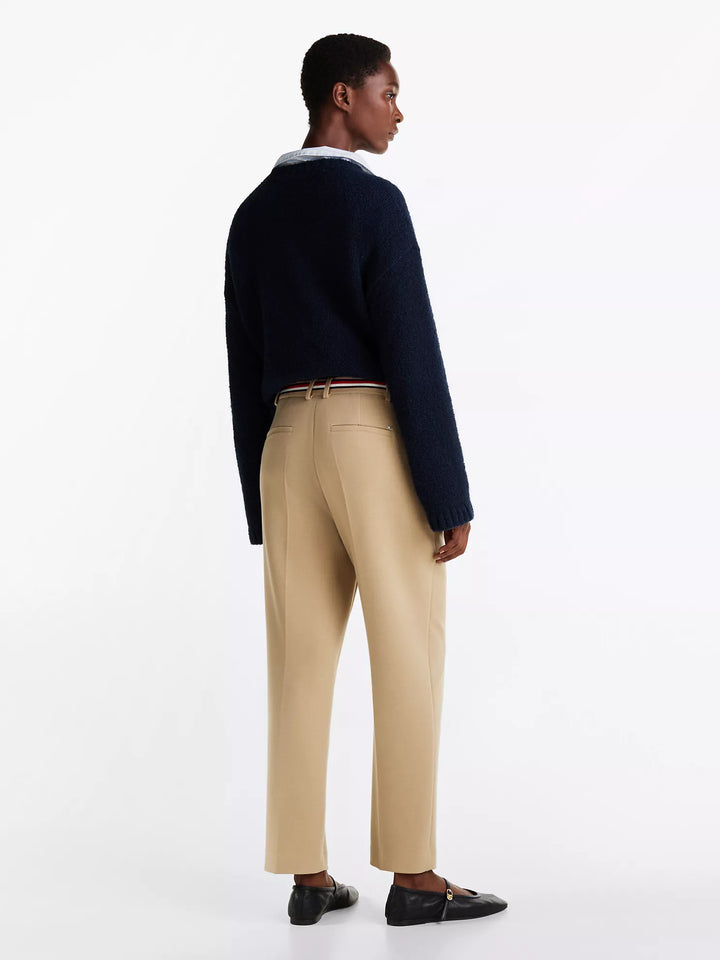 Tommy Hilfiger Double-Knit Slim Straight-Leg Pant