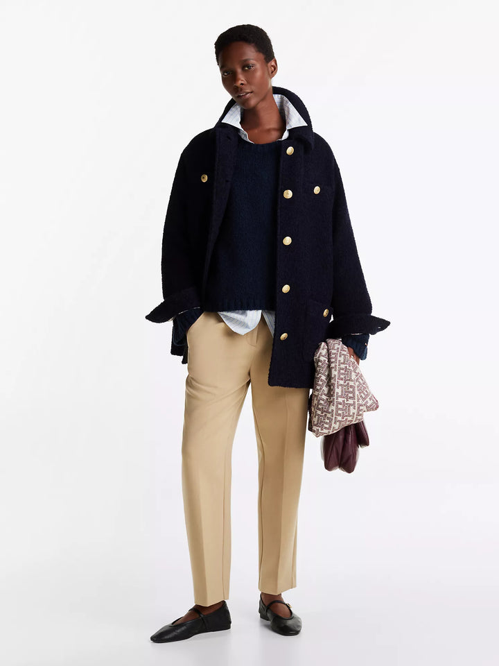 Tommy Hilfiger Double-Knit Slim Straight-Leg Pant