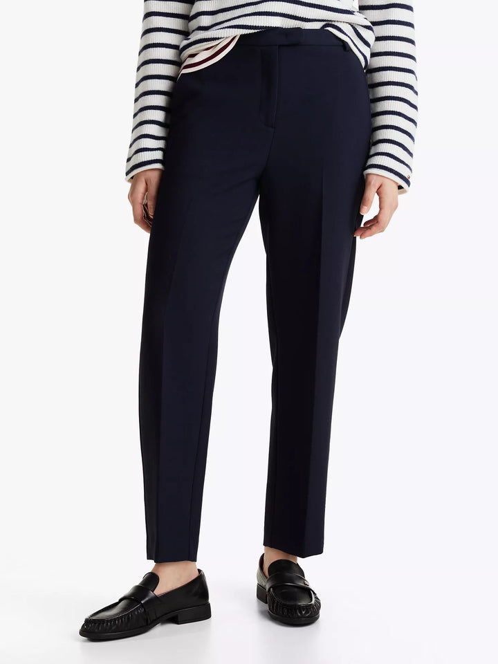Tommy Hilfiger Double-Knit Slim Straight-Leg Pant