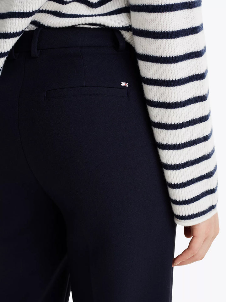 Tommy Hilfiger Double-Knit Slim Straight-Leg Pant