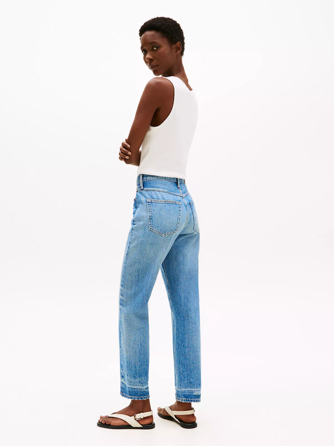 Tommy Hilfiger High-Rise Classic Straight-Fit Jean