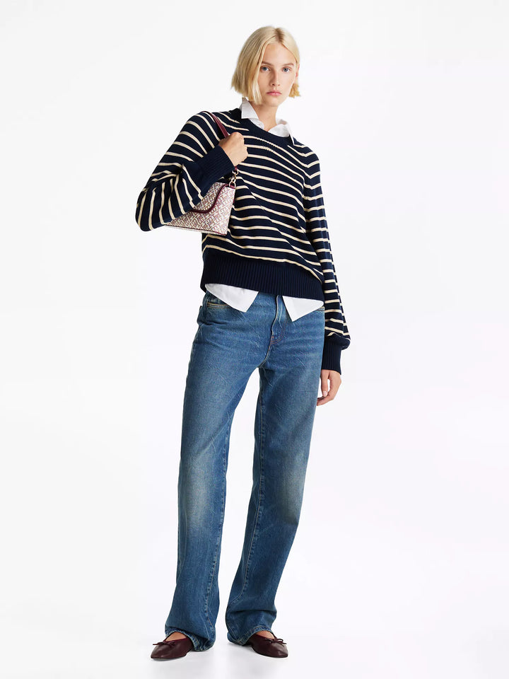 Tommy Hilfiger Oversized Fit Crewneck Sweater