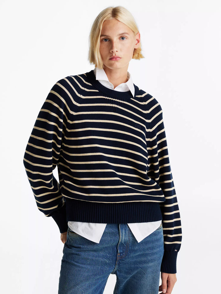 Tommy Hilfiger Oversized Fit Crewneck Sweater