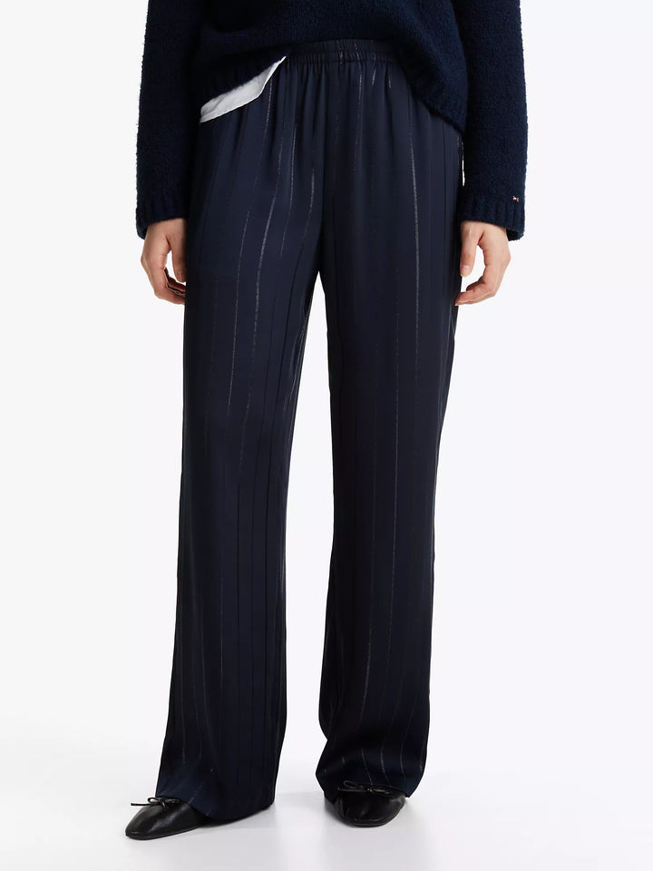 Tommy Hilfiger Metallic Stripe Pull-On Pant