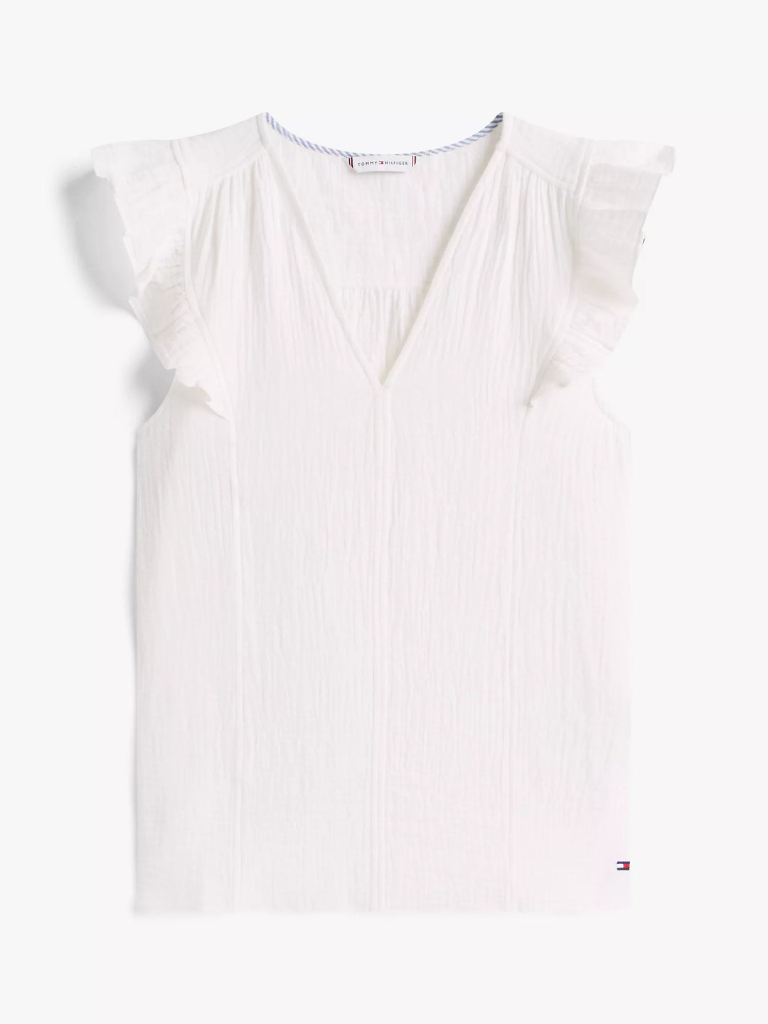 Tommy Hilfiger Muslin Flutter-Sleeve Top