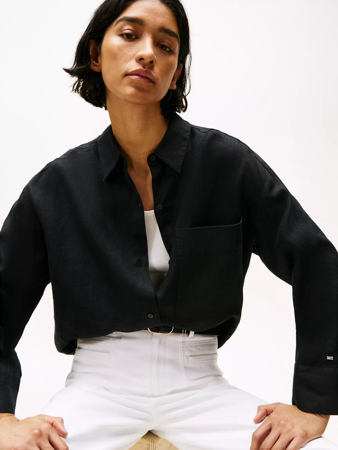 Tommy Hilfiger Relaxed Fit Linen Shirt
