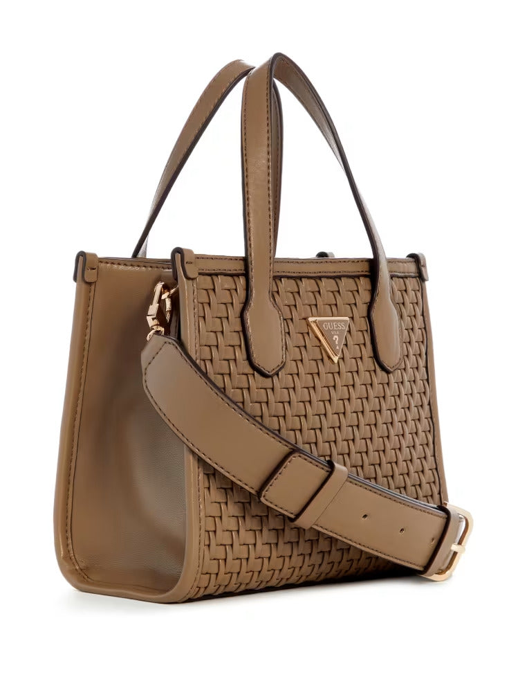 Guess Silvana Woven Mini Tote
