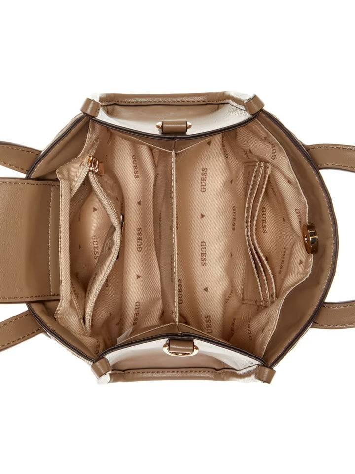 Guess Silvana Woven Mini Tote