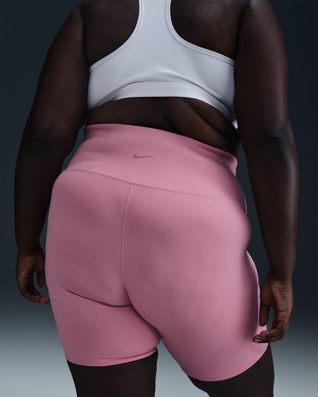 Nike One Women's High-Waisted 8" Biker Shorts with Pockets (Plus Size)