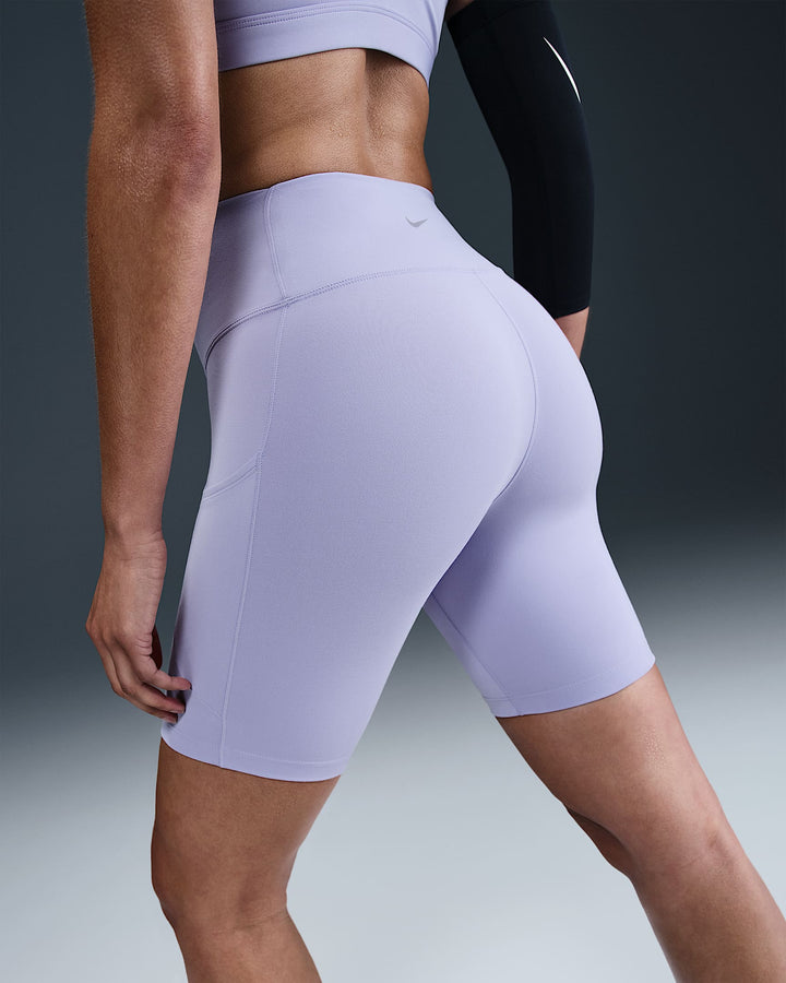Nike One Women's High-Waisted 8" Biker Shorts with Pockets