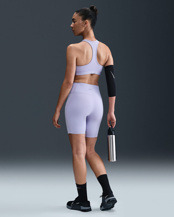 Nike One Women's High-Waisted 8" Biker Shorts with Pockets