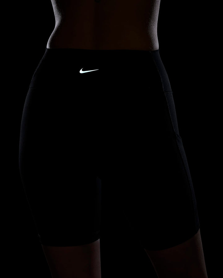 Nike One Women's High-Waisted 8" Biker Shorts with Pockets