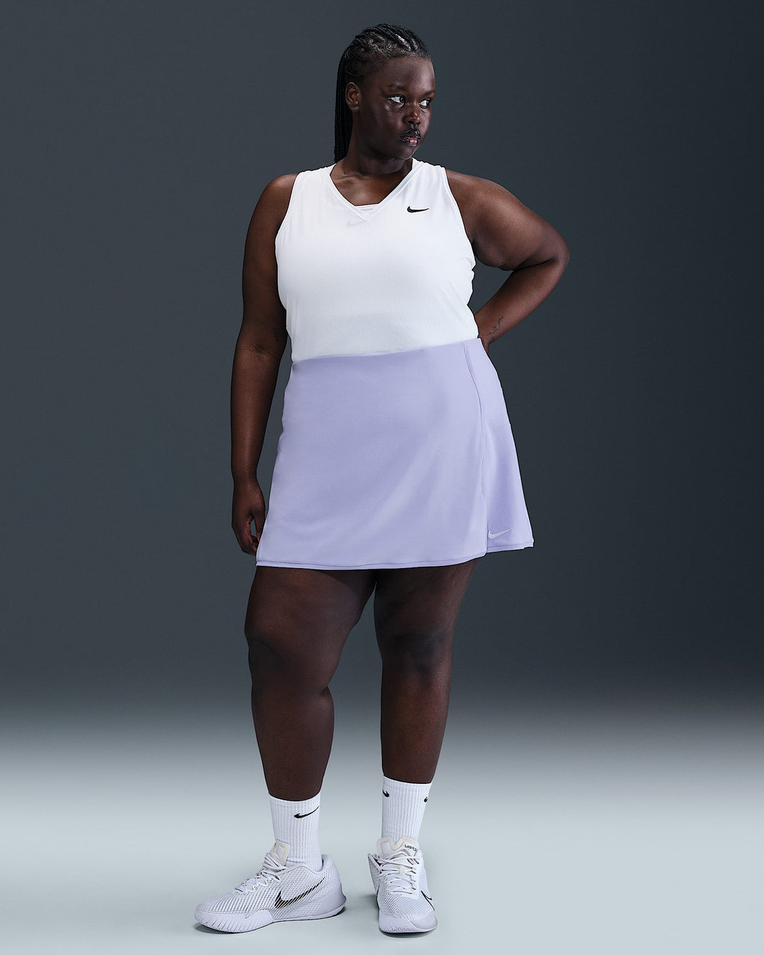 Nike Victory Women's Dri-FIT Straight Tennis Skirt (Plus Size)