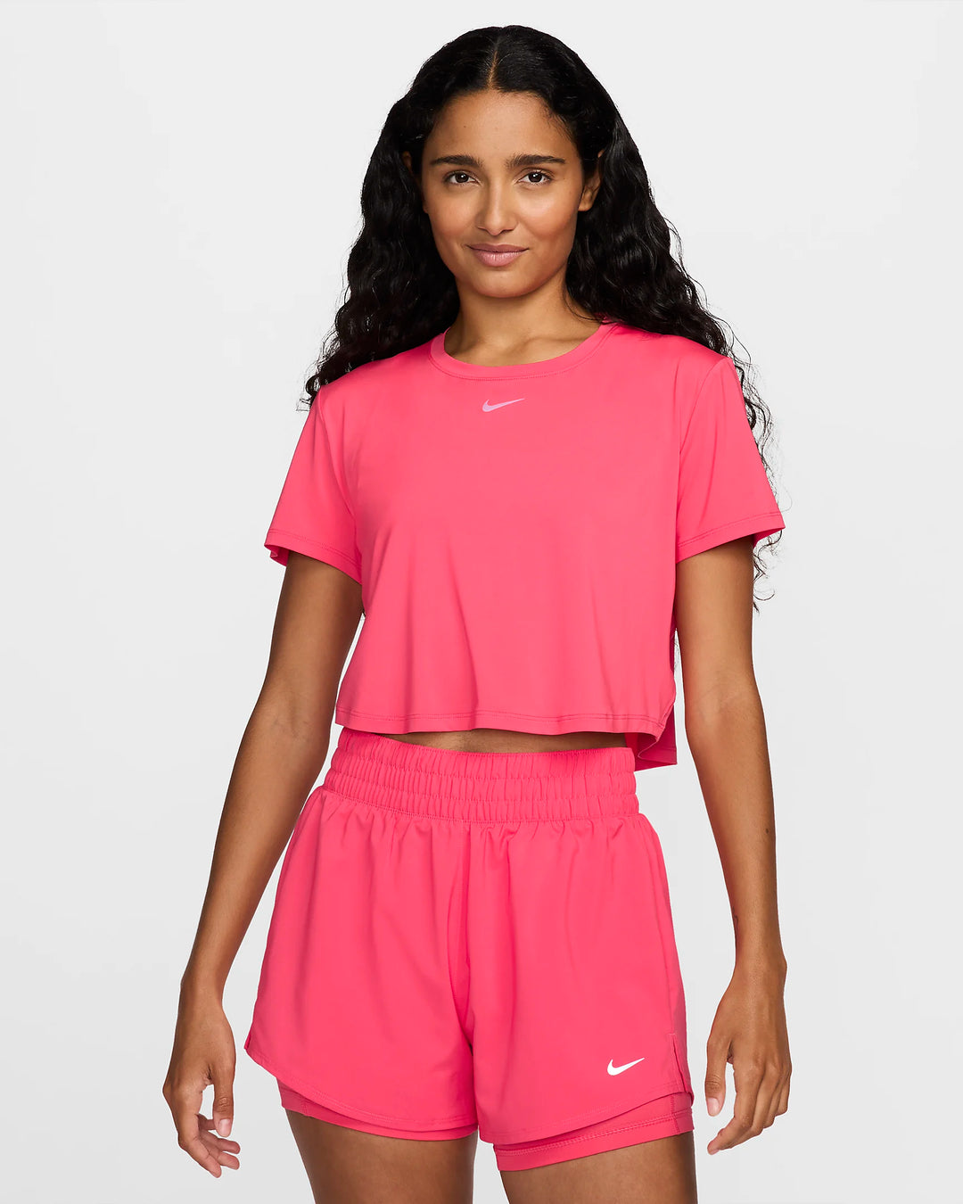Nike Women's Dri-FIT Short-Sleeve Cropped Top