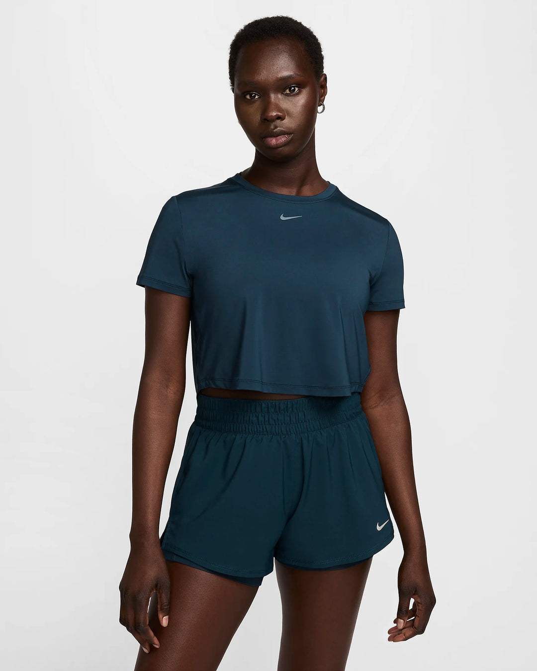 Nike Women's Dri-FIT Short-Sleeve Cropped Top
