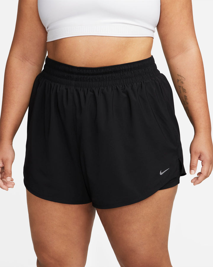 Nike Dri-FIT One Women's High-Waisted 3" 2-in-1 Shorts (Plus Size)