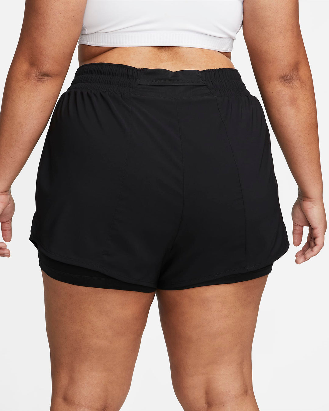 Nike Dri-FIT One Women's High-Waisted 3" 2-in-1 Shorts (Plus Size)