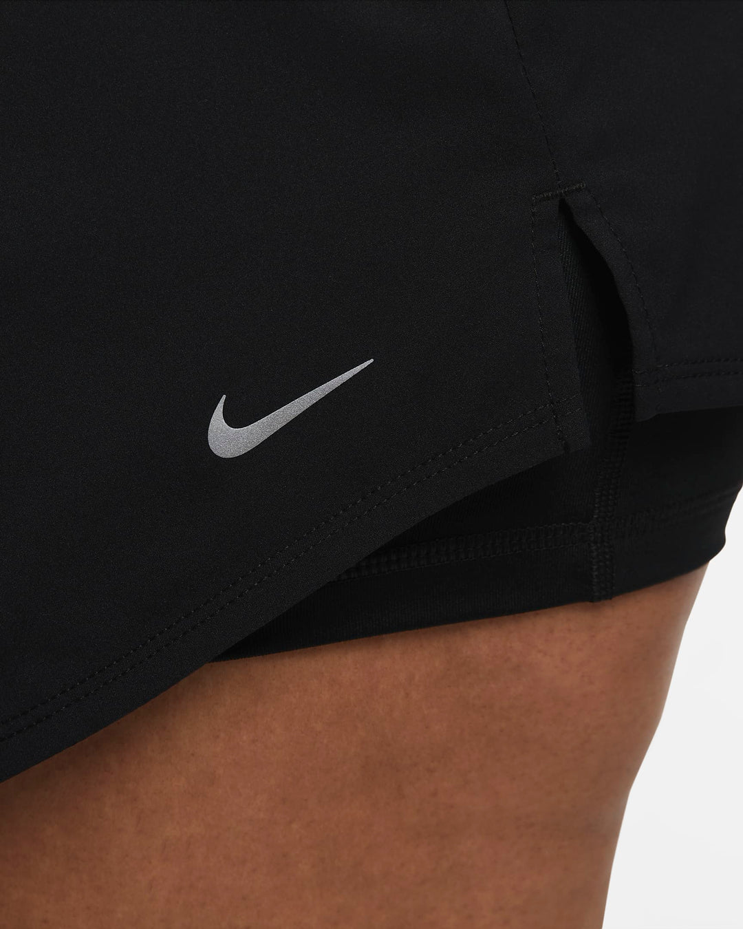 Nike Dri-FIT One Women's High-Waisted 3" 2-in-1 Shorts (Plus Size)