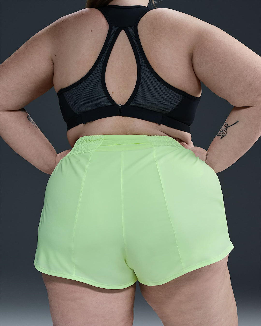 Nike Dri-FIT One Women's High-Waisted 3" 2-in-1 Shorts (Plus Size)