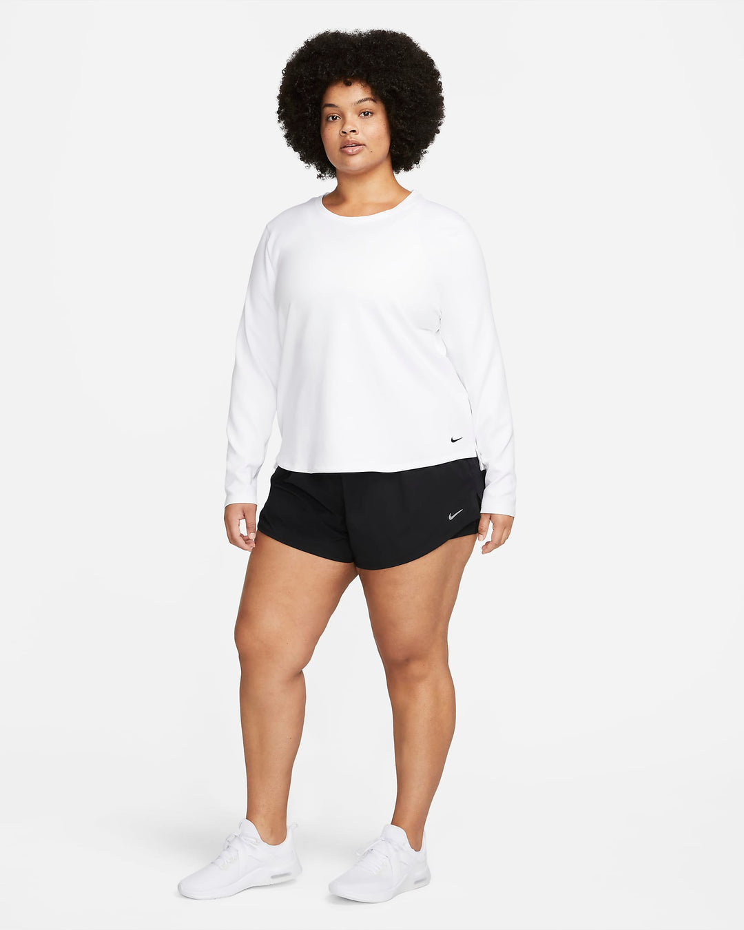 Nike Dri-FIT One Women's High-Waisted 3" 2-in-1 Shorts (Plus Size)