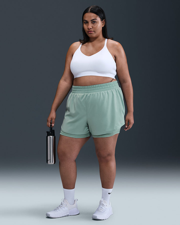Nike Dri-FIT One Women's High-Waisted 3" 2-in-1 Shorts (Plus Size)
