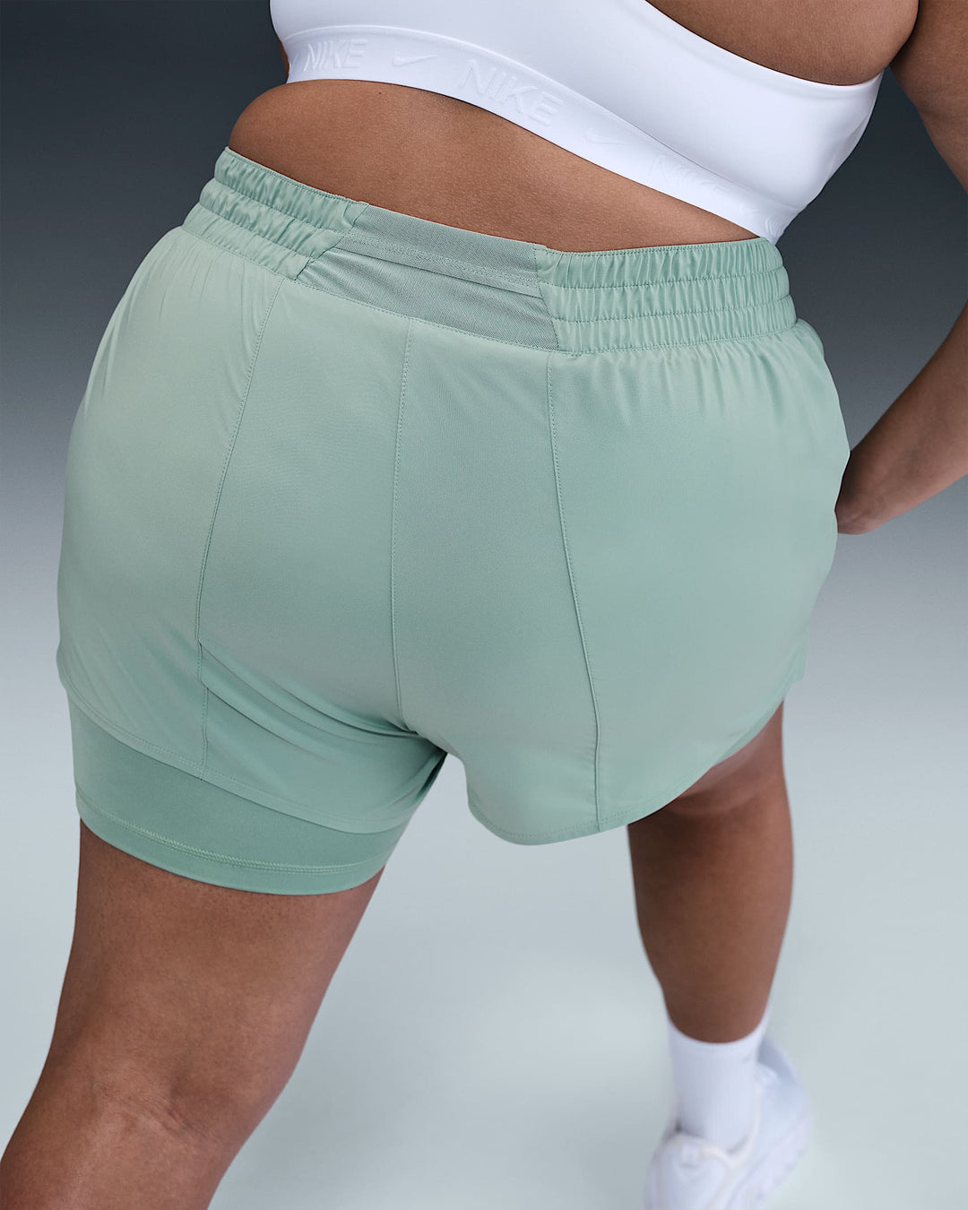 Nike Dri-FIT One Women's High-Waisted 3" 2-in-1 Shorts (Plus Size)