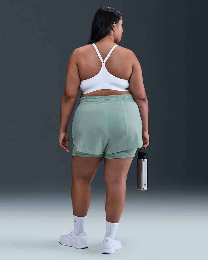 Nike Dri-FIT One Women's High-Waisted 3" 2-in-1 Shorts (Plus Size)