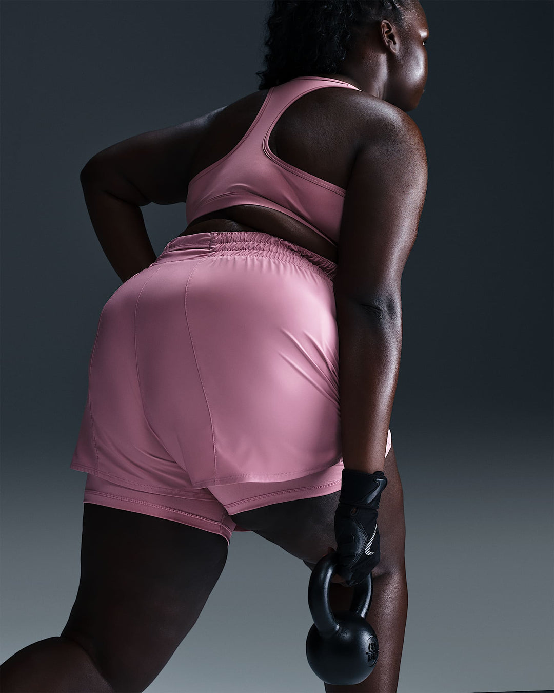 Nike Dri-FIT One Women's High-Waisted 3" 2-in-1 Shorts (Plus Size)