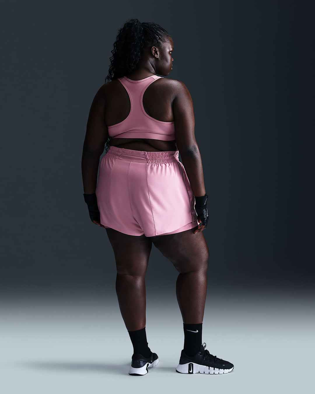 Nike Dri-FIT One Women's High-Waisted 3" 2-in-1 Shorts (Plus Size)