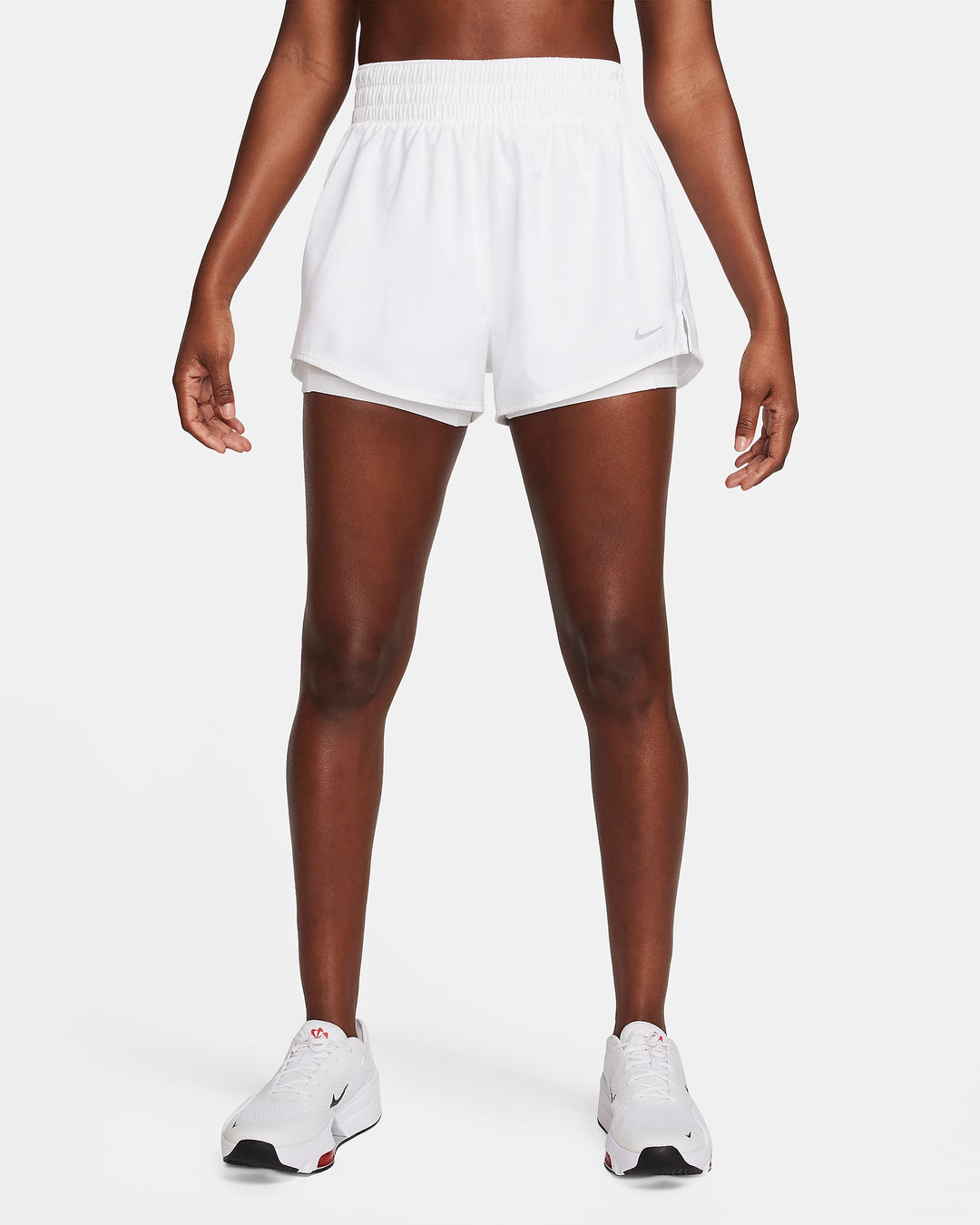 Nike One Women's Dri-FIT High-Waisted 3" 2-in-1 Shorts