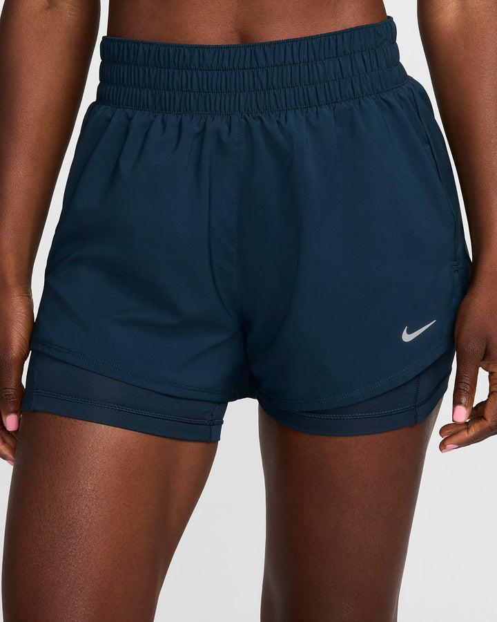 Nike One Women's Dri-FIT High-Waisted 3" 2-in-1 Shorts