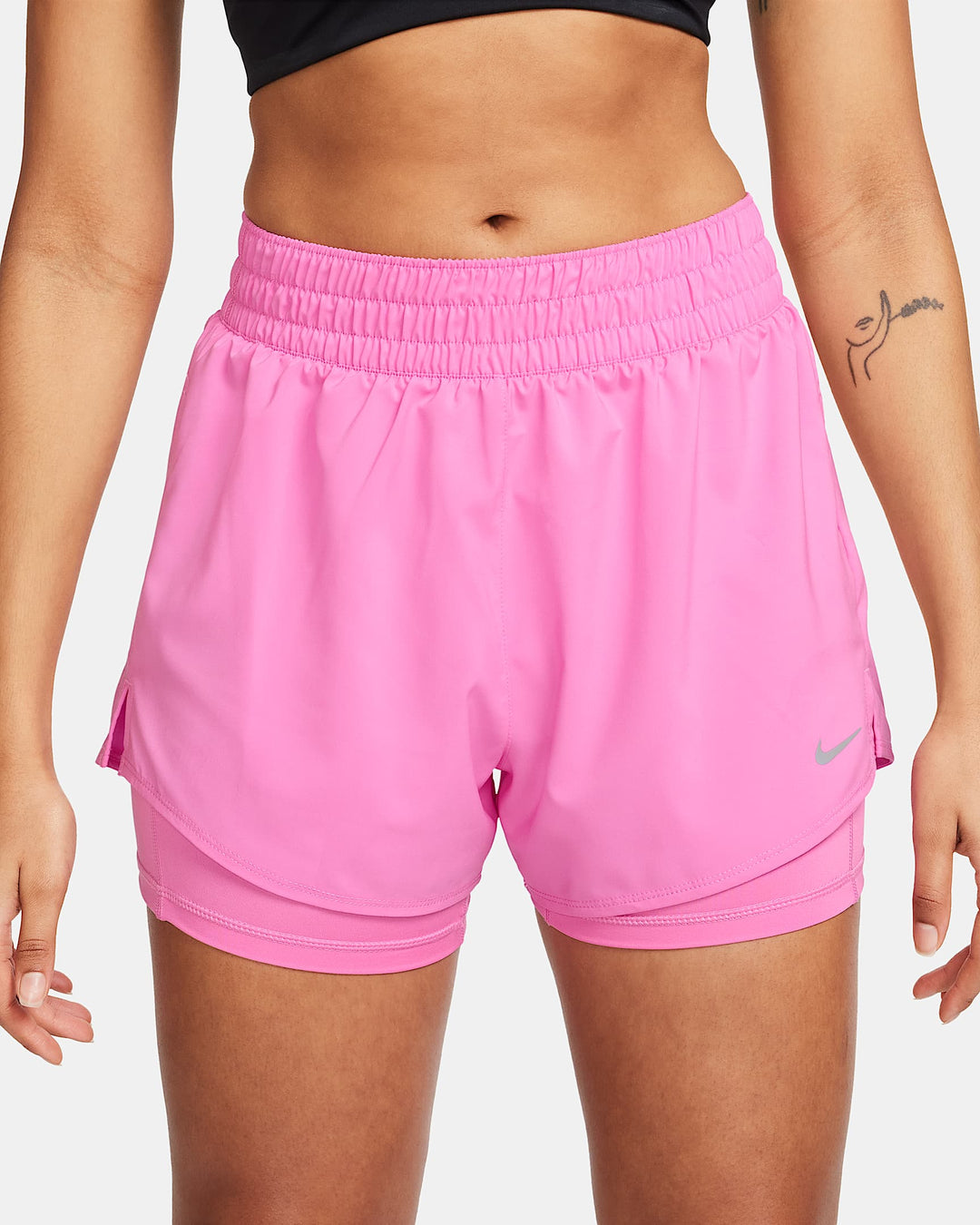 Nike One Women's Dri-FIT High-Waisted 3" 2-in-1 Shorts