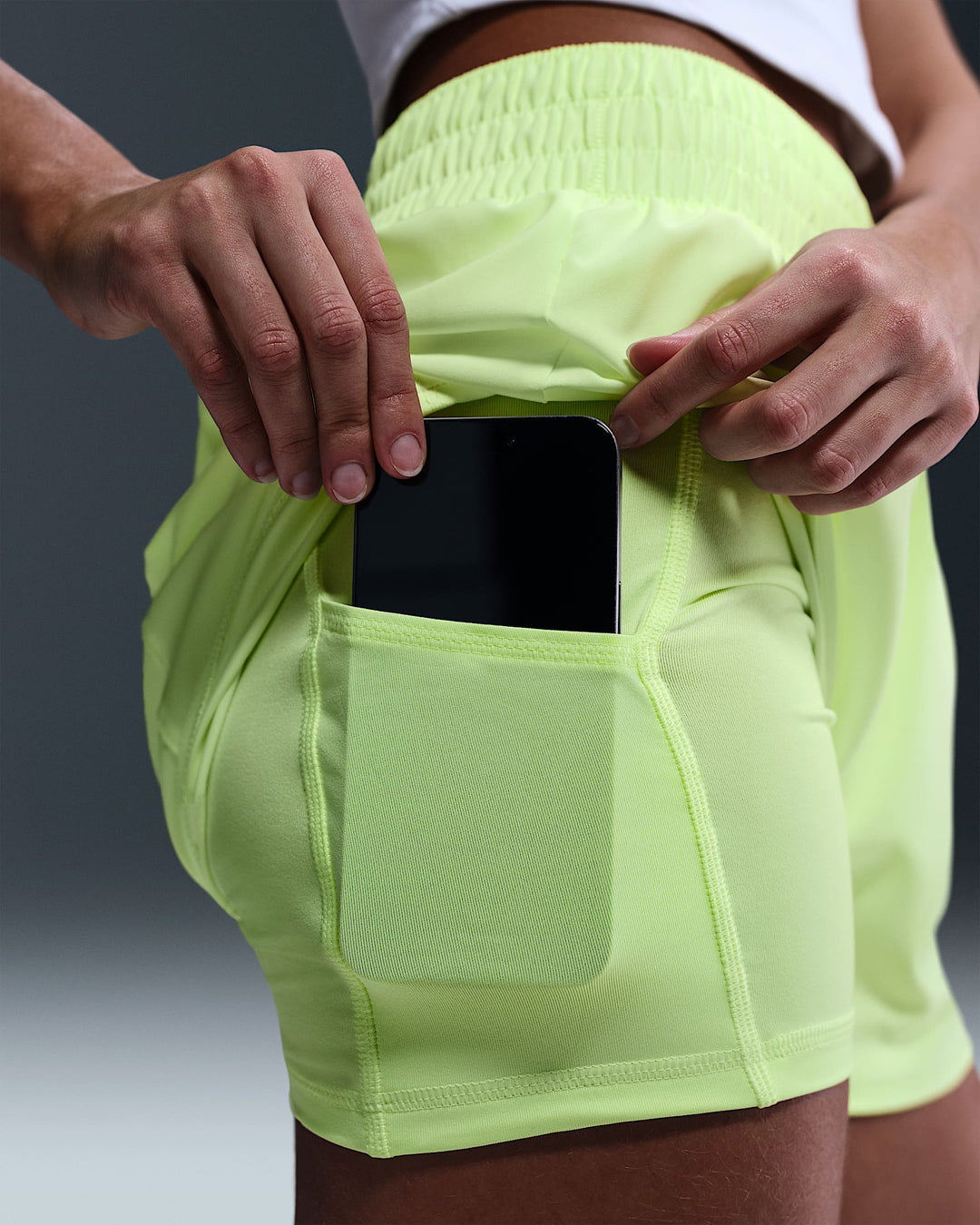 Nike One Women's Dri-FIT High-Waisted 3" 2-in-1 Shorts