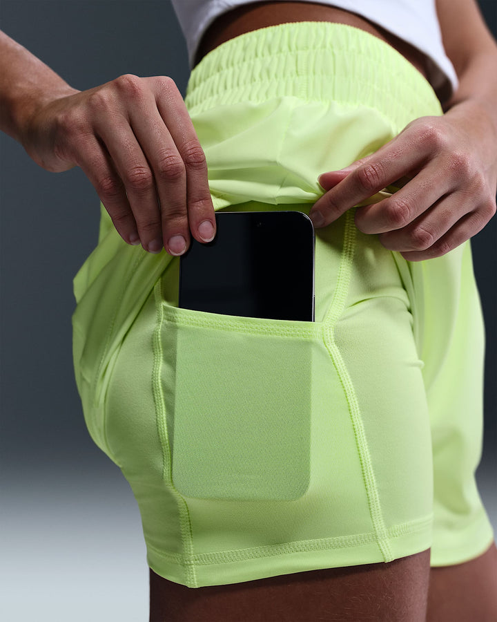 Nike One Women's Dri-FIT High-Waisted 3" 2-in-1 Shorts