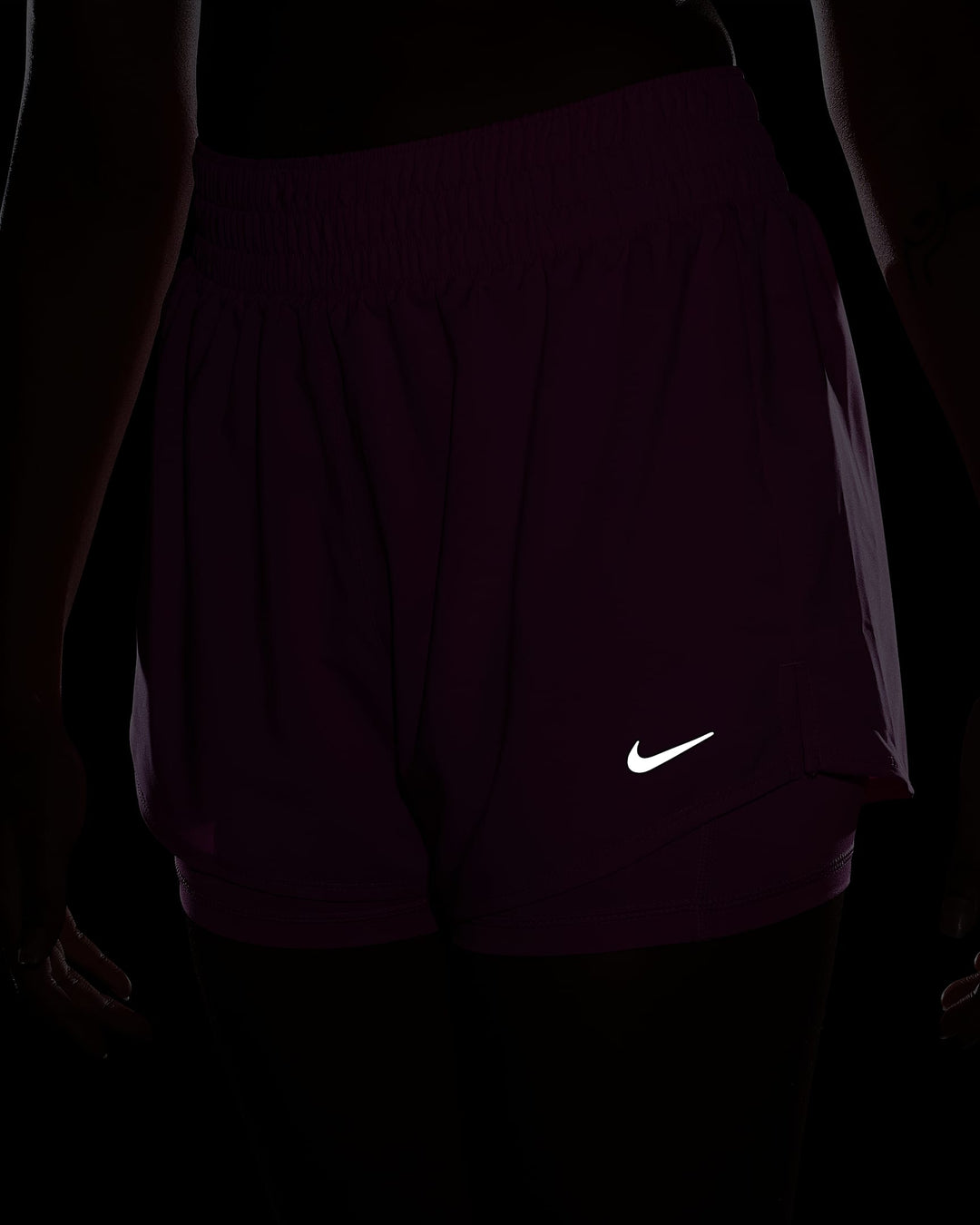 Nike One Women's Dri-FIT High-Waisted 3" 2-in-1 Shorts
