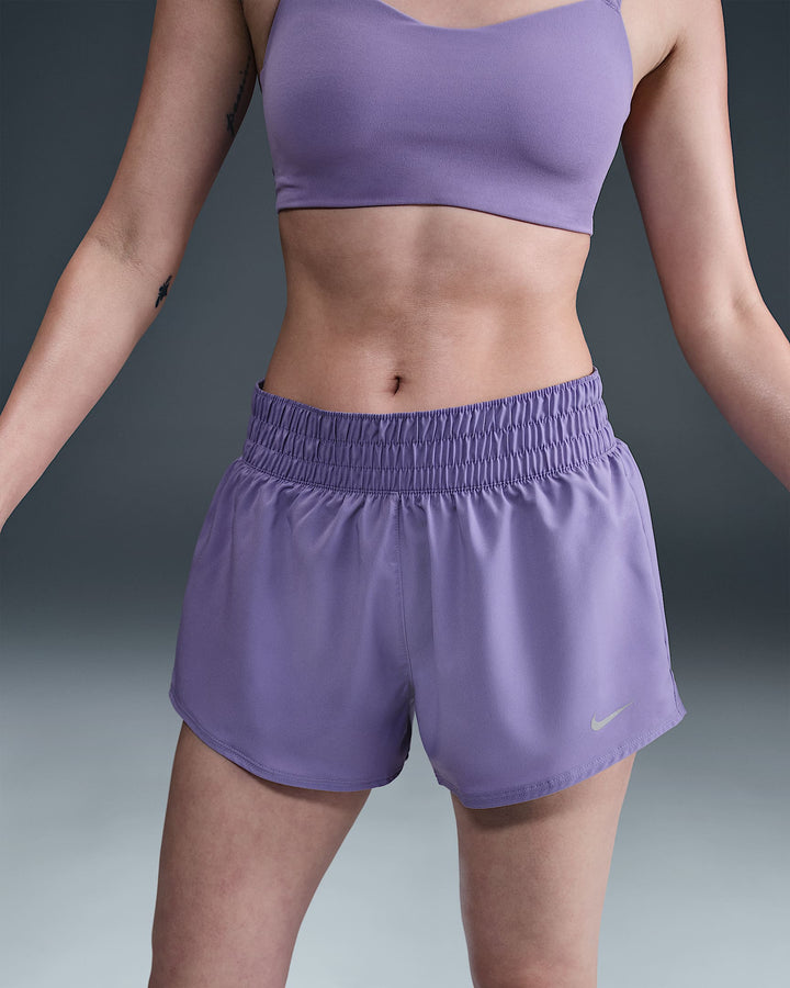 Nike One Women's Dri-FIT Mid-Rise 3" Brief-Lined Shorts