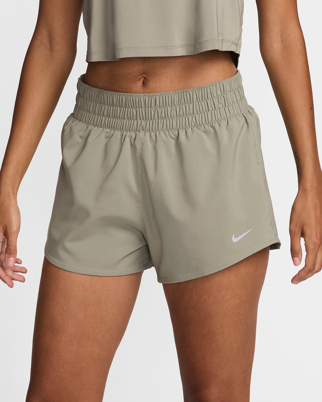 Nike One Women's Dri-FIT Mid-Rise 3" Brief-Lined Shorts